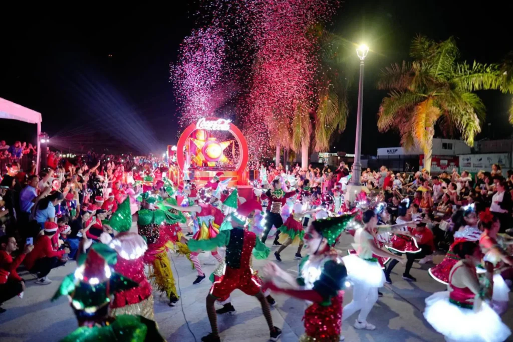 Caravana Coca-Cola 2025 - Bailarines navideños
