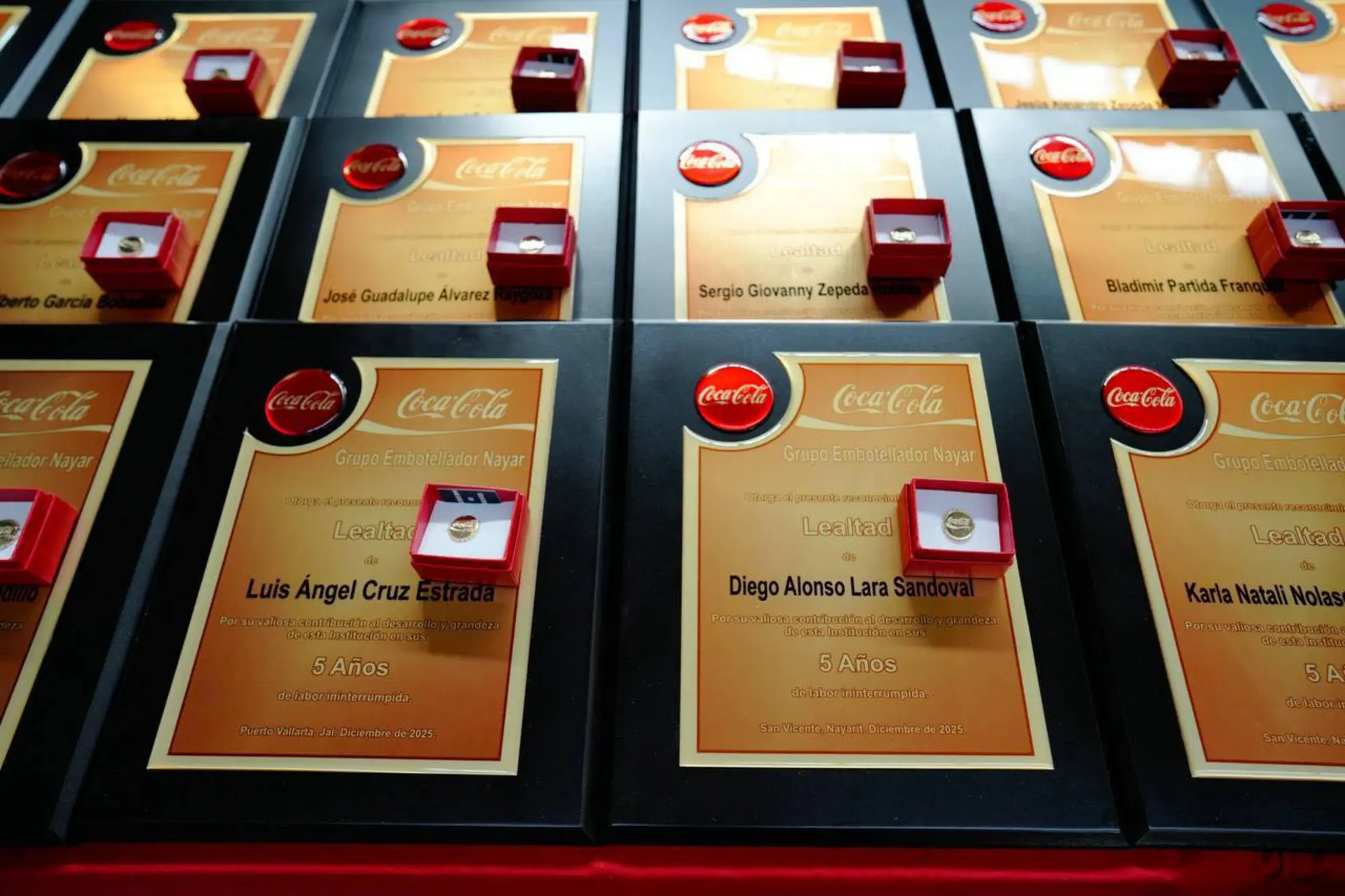 Grupo Álica reconoce la lealtad de 78 colaboradores a través de Grupo Embotellador Nayar en Bahía de Banderas